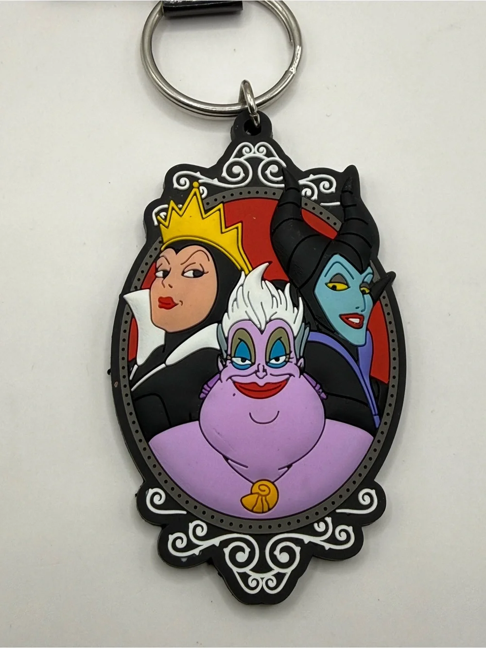 Disney Villains: Evil Queen, Ursula and Maleficent Group PVC Key Chain New